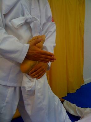 Der Fusohlenhandkantenschlag